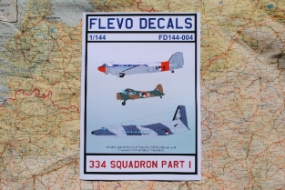 Flevo Decals FD144-004 Royal Netherlands Air Force 334 Squadron Part 1
